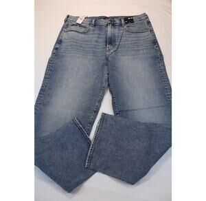 NEW Express Baggy Jeans Men's Blue Medium Wash Mid Rise Size 36x34